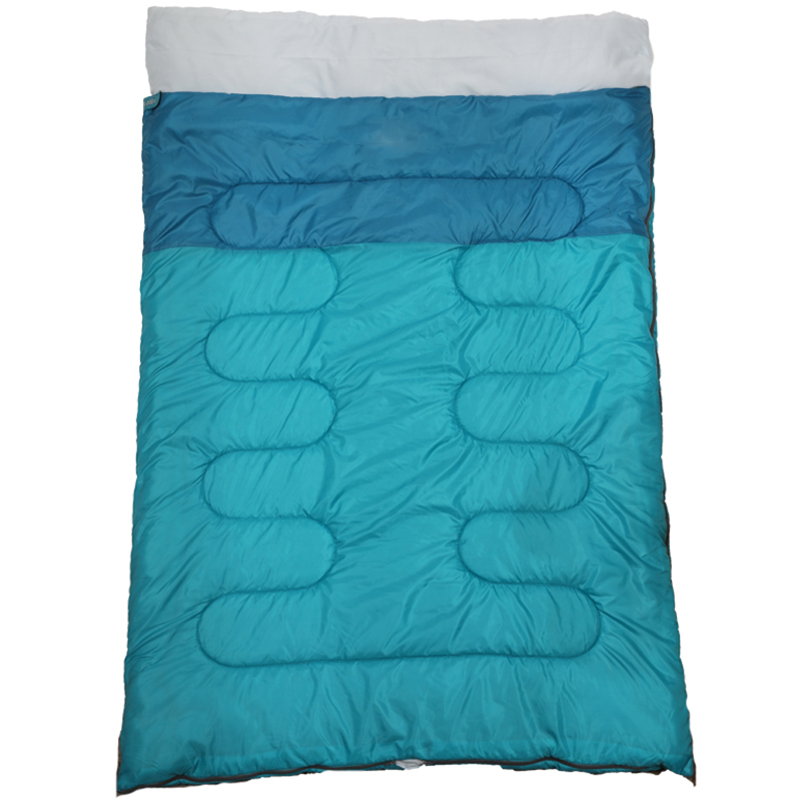 Double waterproof sleeping bag