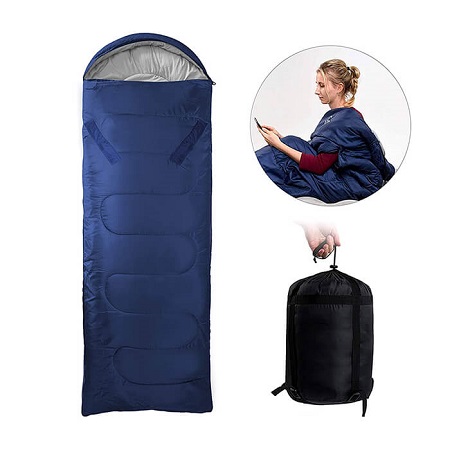 Lightweight camping sleeping bag